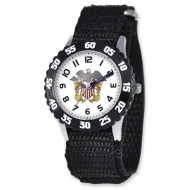Navy 7  Nylon Band With Velcro Closure