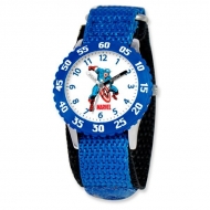 Captain America 7  Nylon Band With Velcro Closure