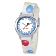 Red Balloon 8 4  Woven Band With Buckle Closure