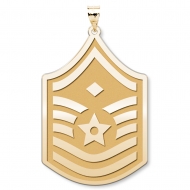 Unites States Air Force Master Sergeant  note Diamond  Pendant