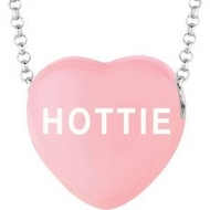 Sweethearts Enamel  Hottie  16  Necklace with Gift Box
