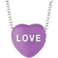 Sweethearts Enamel  Love  16  Necklace with Gift Box