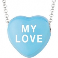 Sweethearts Enamel  My Love  16  Necklace with Gift Box