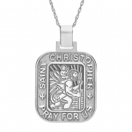 Saint Christopher Rectangle Medal   EXCLUSIVE 