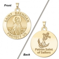 Saint Brendan Double Sided Sailors Medal    EXCLUSIVE 