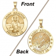 Saint Adjutor Doubles Sided Surfing Medal    EXCLUSIVE 