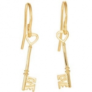 Love Is Key Earrings