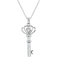 The Family Key of Love Pendant