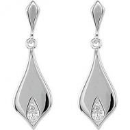  025 ct tw Diamond Earrings