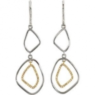 Open Silhouette Dangle Earrings