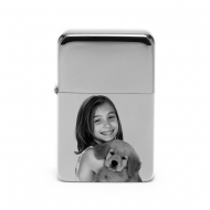 Zippo Laser Engravable Chrome Polished Lighter