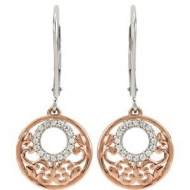 1 8 ct tw Diamond Lever Back Earrings