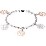 Rose Gold Plated Sterling Silver Bracelet