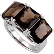 Sterling Silver Quartz Ring