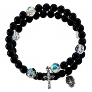 BLACK ONYX WRAP ROSARY