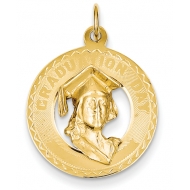 14k Graduation Day w Head Charm