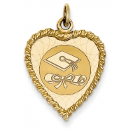 14k Graduation Cap Charm