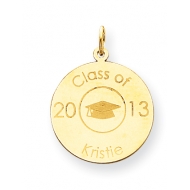 2013 Personalized Graduation Charm