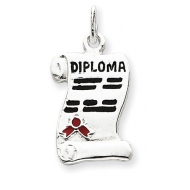 Sterling Silver Diploma Charm