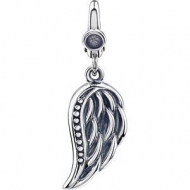 Sterling Silver Angel Wing Charm