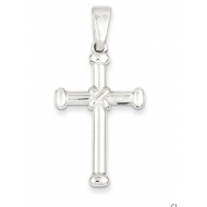 Sterling Silver Polished Cross Pendant