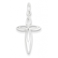 Sterling Silver Passion Cross Charm