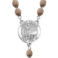 Saint Cecilia Rosary Beads  EXCLUSIVE 