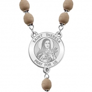 Saint Theresa of Liseux Rosary Beads  EXCLUSIVE 