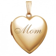 14K Gold Filled  Mom  Locket