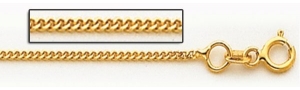 14K Yellow Gold Cable Link Chain