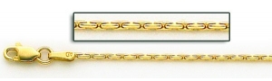 14K Yellow Gold Coreanna Link Chain