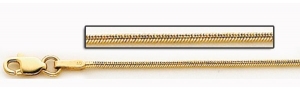 14K Yellow Gold 1 0mm Snake Chain