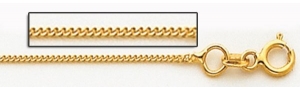 14K Yellow Gold  Gourmette  Chain