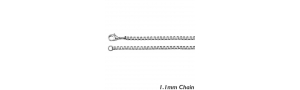Sterling Silver 1 1mm Box Chain
