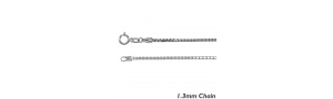 Sterling Silver 1 3mm Box Chain