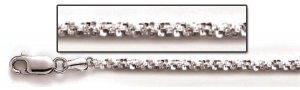 Sterling Silver Sparkle Rope Chain
