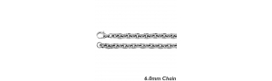 Sterling Silver 6 0mm Rolo Chain