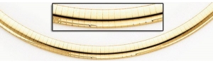 14K Yellow Gold Omega Chain