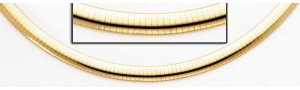14K Yellow Gold Omega Chain