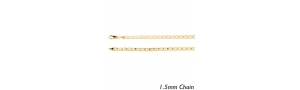 14K Yellow Gold 1 4mm Diamond Cut Anchor Chain