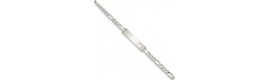 Sterling Silver Baby ID Bracelet
