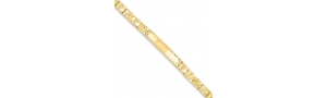 14k Yellow Gold Curb Link 8mm Men s ID Bracelet