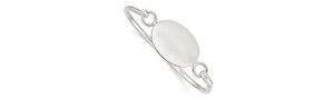 Sterling Silver Woman s Fancy Slip on Bangle Bracelet