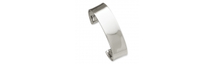 14k White Gold Women s High Polished Hinged Bangle Bracelet