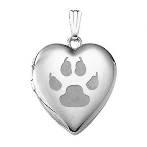 Cat's Paw Prints Lockets Personalized