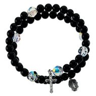 BLACK ONYX WRAP ROSARY