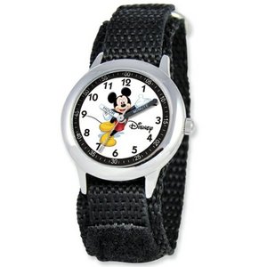 Mickey Mouse 6 3  Nylon Band with Velcro Closure