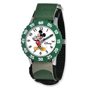 Mickey Mouse 7  Nylon Band with Velcro Closure