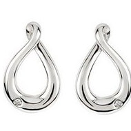 015 ct tw Diamond Earrings