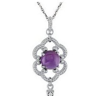 Amethyst Dangle Pendant